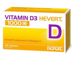 Vitamin D3 Hevert 1000 IU (200 pcs)