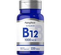 vitamina B-12, 1000mcg 220 compresse vegetariane, PipingRock il miglior prezzo