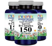 Vitamina B - 150 Complesso Supremo Tripla Forza 3X200 Capsule Inositolo/Colina