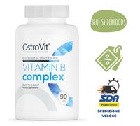 Vitamina B Complex Acido Folico Niacina Biotina B1 B2 B3 B5 B6 B7 B9 B12 C 90cpr