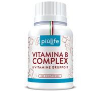 Vitamina B Complex Alto Dosaggio PiùLife 1 Al Giorno 100% Vitamina B6 B1 B2 B3