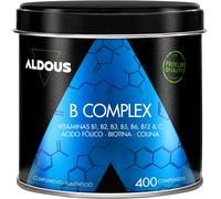 Vitamina B Complex Alto Dosaggio + Vitamina C - 400 Compresse Vegan - Multivitam