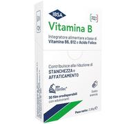 Vitamina B ibsa B6 B12 Acido Folico - 30 film orodispersibili