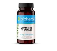 Vitamina B1 - per nervi e metabolismo, Bioherba, 14 mg, 100 capsule