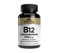 Vitamina B12 100 Compresse 1000mcg Di Windmill Health