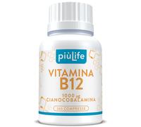 Vitamina B12 1000 mcg PiùLife Cianocobalamina Forma Stabile ad Assorbimento