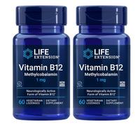 Vitamina B12 1000mcg (Metilcobalamina 1mg) Life Extension 2X60 Lozenges