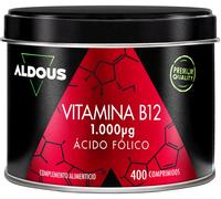 Vitamina B12 e Acido Folico 400 Compresse (Scorta per 1 Anno) B12 Vitamina 1000