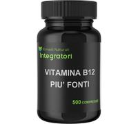 Vitamina B12 Più Fonti, Metilcobalamina E Cianocobalamina, 500 Micro Compresse 1