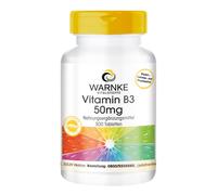 Vitamina B3 50 mg - 500 compresse di niacina - da nicotinamide - confezione g...
