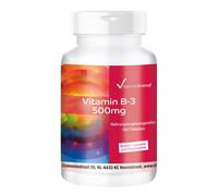Vitamina B3 500 mg - 180 capsule per 1/2 anno - alte dosi, vegan - Vitamintrend