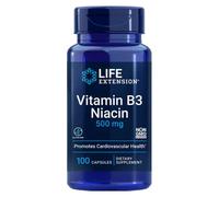 Vitamina B3 NIACINA 100 Capsule 500 Mg Di Life Extension