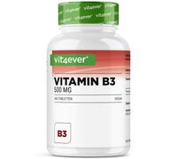 Vitamina B3 (Niacina) 365 Compresse 500 mg Nicotinamide Alto dosaggio Senza