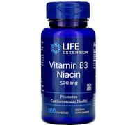 Vitamina B3 Niacina Lifeextension 100 Capsule