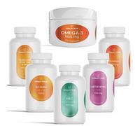 Vitamina C 1000 + D3 + K2 Forte + NAC + Lattoferrina + Curcuma, Piperina + Om...