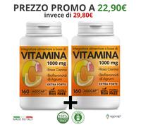Vitamina C 1000 mg - Rosa Canina e Bioflavonoidi di Agrumi