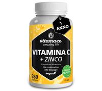 Vitamina C 1000mg (1 Anno) Zinco Bioflavonoidi 360 Compresse 1 Compresse per