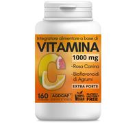 Vitamina C 1000mg 160 Compresse Ad ALTO ASSORBIMENTO Con Rosa Canina Integratore