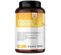Vitamina C 1000mg 180 Compresse Vegan 6 Mesi di Fornitura Integratore Vitamina C