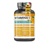 Vitamina C 1000mg Lento Rilascio 200 Compresse 100% Vegan (1 al Giorno/6 Mesi)
