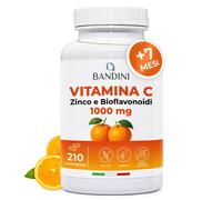 ® Vitamina C 10mg Zinco 210 Compresse ( 7 Mesi) Sistema Immunitario Pelle Ossa