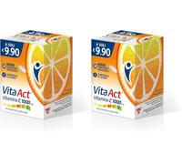 Vitamina C Act 1000mg, Integratore Alimentare, 30 Compresse Masticabili (Confezione da 2)