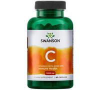 Swanson Vitamin C with Rose Hips (90 Capsule)