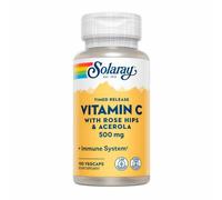 Vitamina C Con Rosa Canina E Acerola 100 Caps 500 Mg