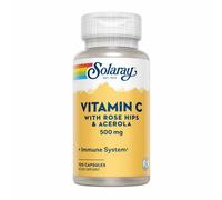 Vitamina C Con Rosa Canina E Acerola 100 Caps 500 Mg