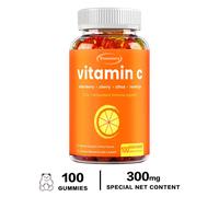 Vitamina C Gomma 300mg - Supporto immunitario, energia - con rosa fianchi