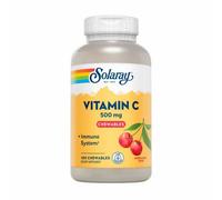 Solaray Vitamin C 500mcg Vitamins Tablets Cherry 100 Units Trasparente