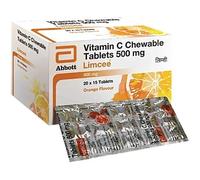 Vitamina C Limcee 500 mg - 105 compresse masticabili arancioni supporto immun...