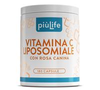 Vitamina C Liposomiale 1000mg con Rosa Canina 70% PiùLife - Alta assimilazione e