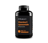 Vitamina C Liposomiale Vegana - Vitamina C 1000mg per dose - Contribuisce al Normale Funzionamento del Sistema Immunitario - Acido Ascorbico - 180 Capsule