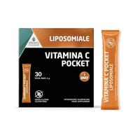 Vitamina C Pocket - Integratore di Vitamina C Liposomiale a Rilascio Prolungato - Supporto Immunitario e Azione Antiossidante - Alta Tollerabilità Gastrica - 30 stick da 2 g