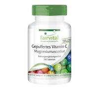 Vitamina C tamponata come ascorbato di magnesio - 240 compresse - VEGAN | fai...