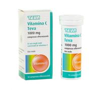 Vitamina C Teva 1000 mg Acido Ascorbico 10 Compresse Effervescenti