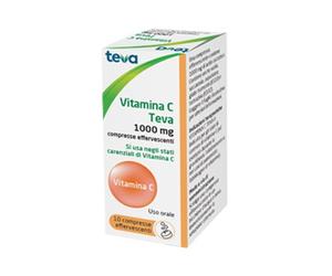 Vitamina C Teva*10cpr Eff 1g