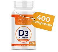 Vitamina D 2000 UI 400 compresse ALTO DOSAGGIO (oltre 1 anno di scorta) VITAMINA