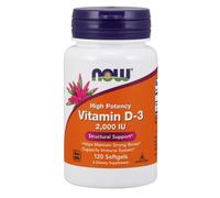 Now Foods Vitamin D-3 2,000 IU (120 Capsule morbida)