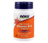 Vitamina D-3, 2000 IU - 30 softgels