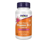 Vitamina D-3 360 Softgel 1.000 IU Di Now Foods
