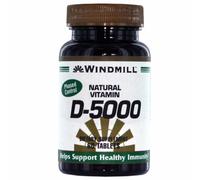 Vitamina D 5000IU 60 Compresse Di Windmill Health