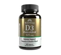 Vitamina D 5000IU 60 Compresse Di Windmill Health