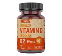 Vitamina D Vegana 90 Compresse 800 IU Di Deva Nutrition