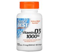Vitamina D3, 1000 IU - 180 softgels