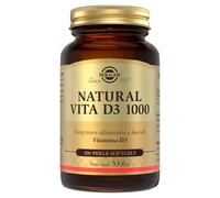 VITAMINA D3 1000 UI 100 SOFTGEL NATURALE NATURAL VITA OLIO DI PESCE INTEGRATORE