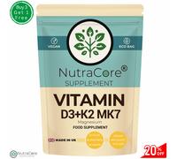 Vitamina D3 10000iu K2 200 Mcg (20% Elementale Magnesio) K2 MK7-90Caps