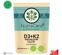 Vitamina D3 10000iu K2 B12 10000mcg (Calcio+Magnesio) Capsule-Vitamin D3