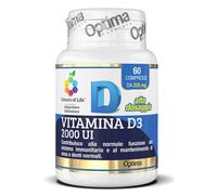 Optima Naturals, Vitamina D3 2000 UI, 60 cpr Sistema immunitario